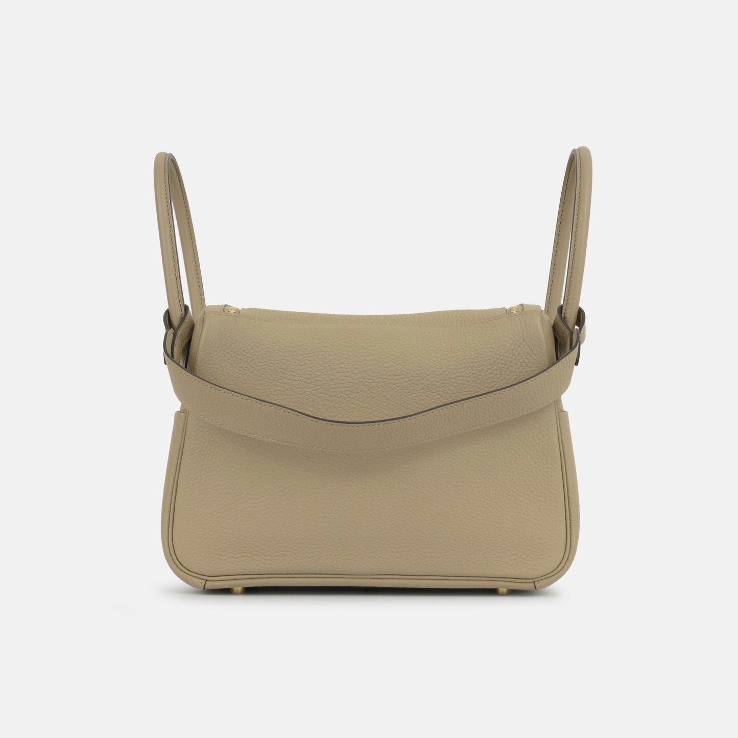 Herms - Lindy 26 - Beige Marfa Clemence GHW - Unused - 2023