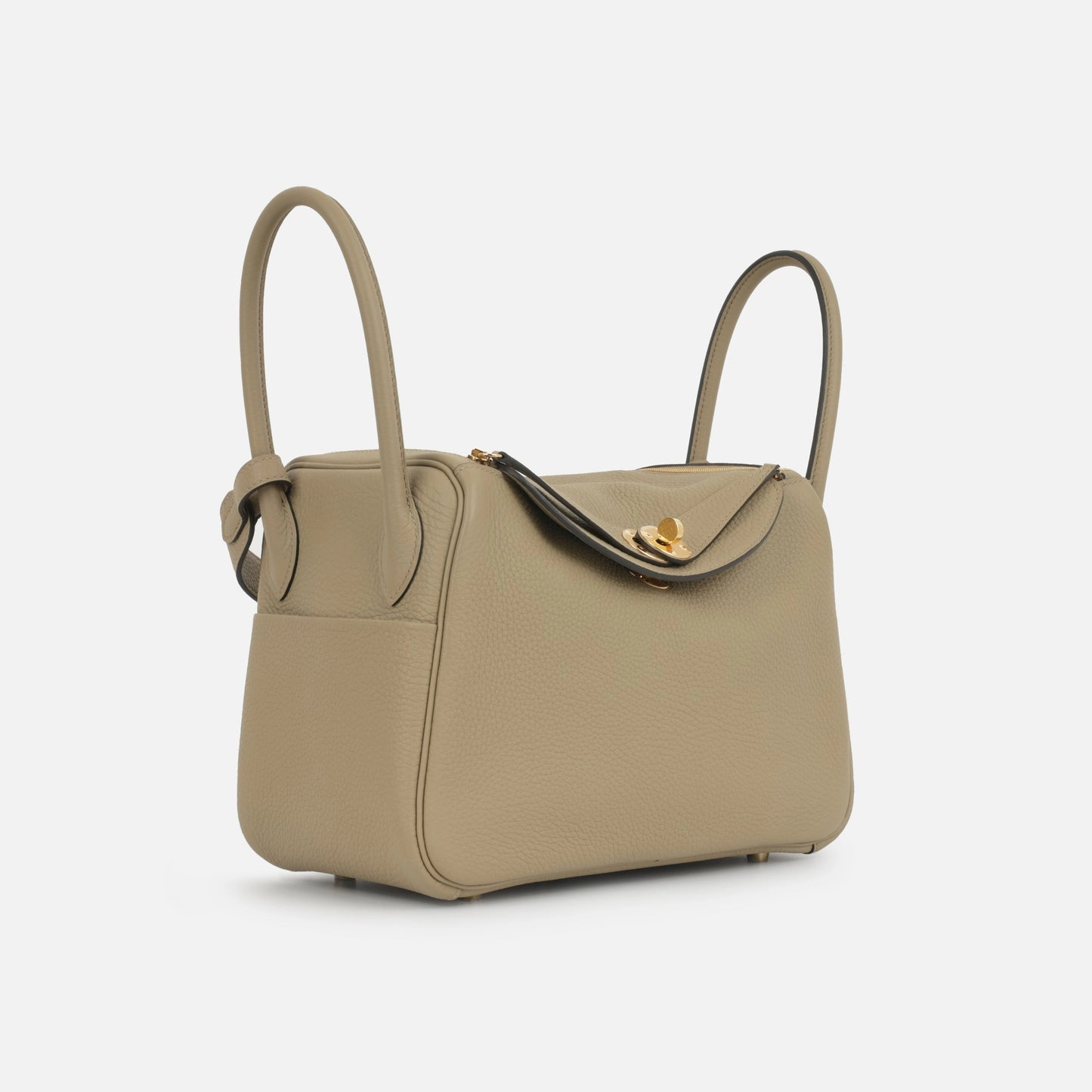 Herms - Lindy 26 - Beige Marfa Clemence GHW - Unused - 2023