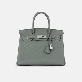 Herms Birkin 30 - Vert Amande