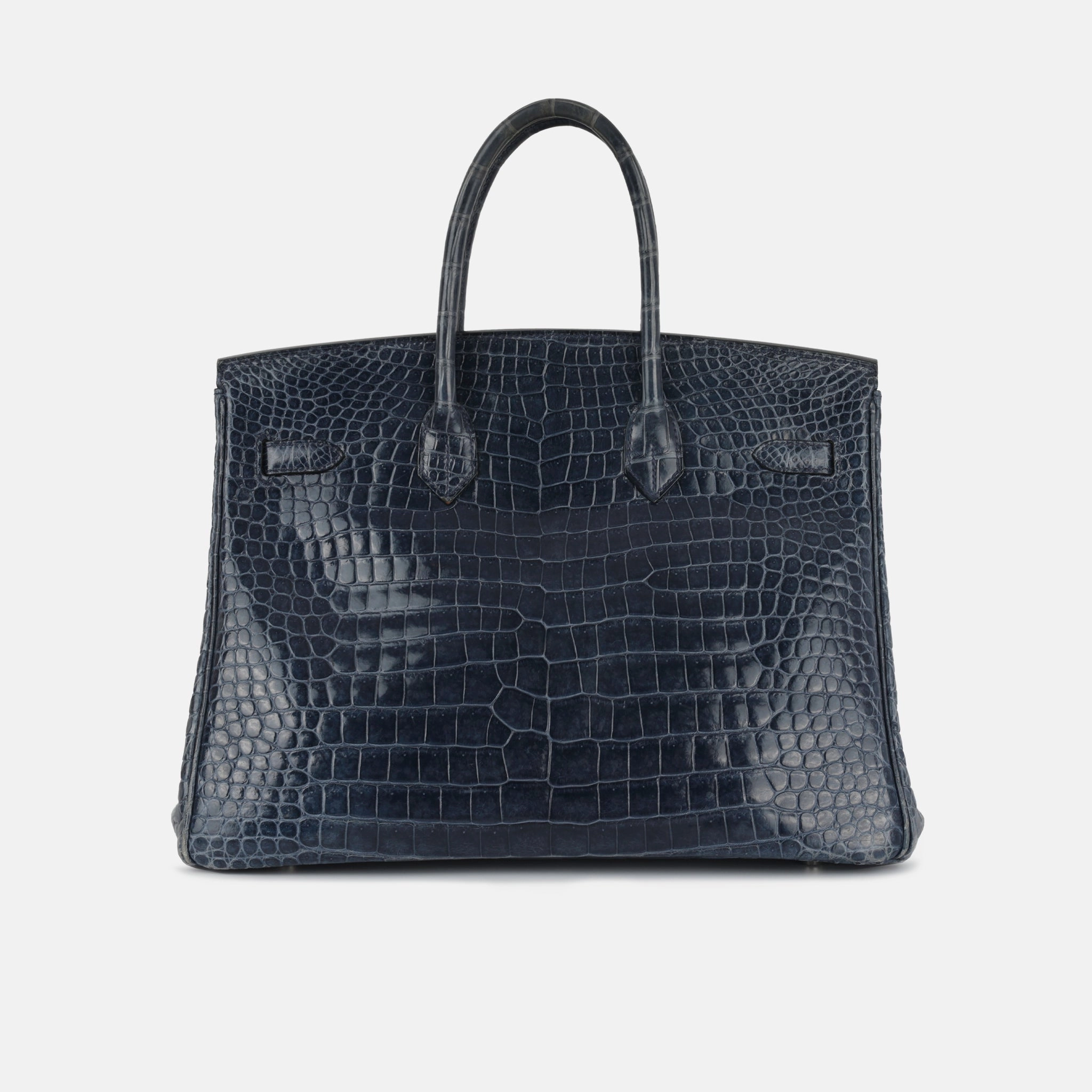 Herms Birkin 35 - Bleu De Malte