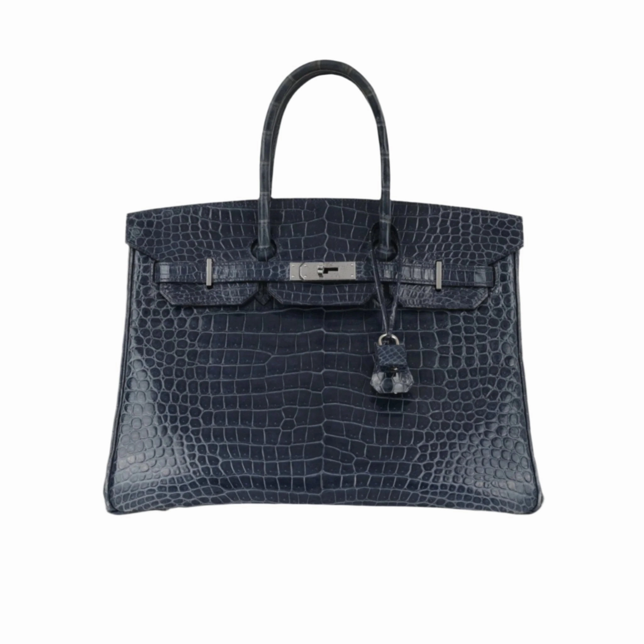 Herms Birkin 35 - Bleu De Malte
