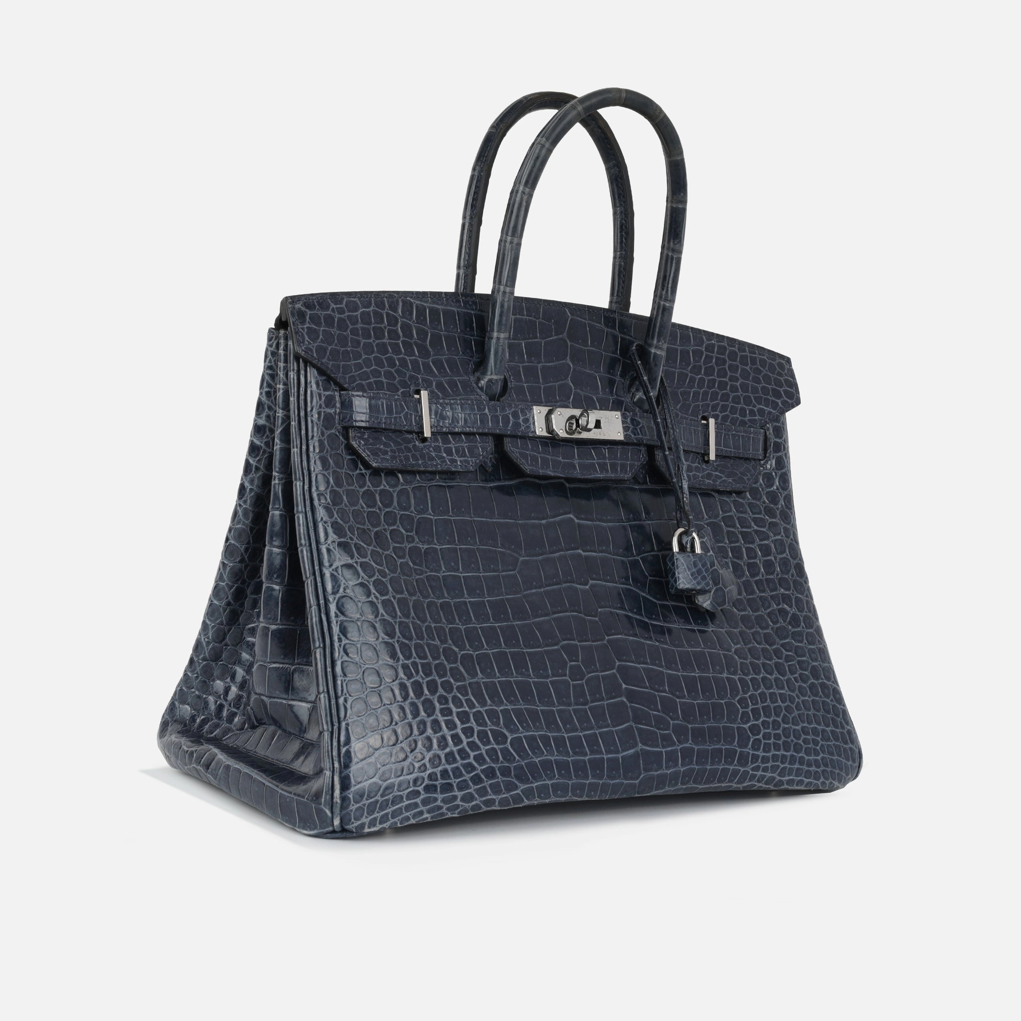 Herms Birkin 35 - Bleu De Malte