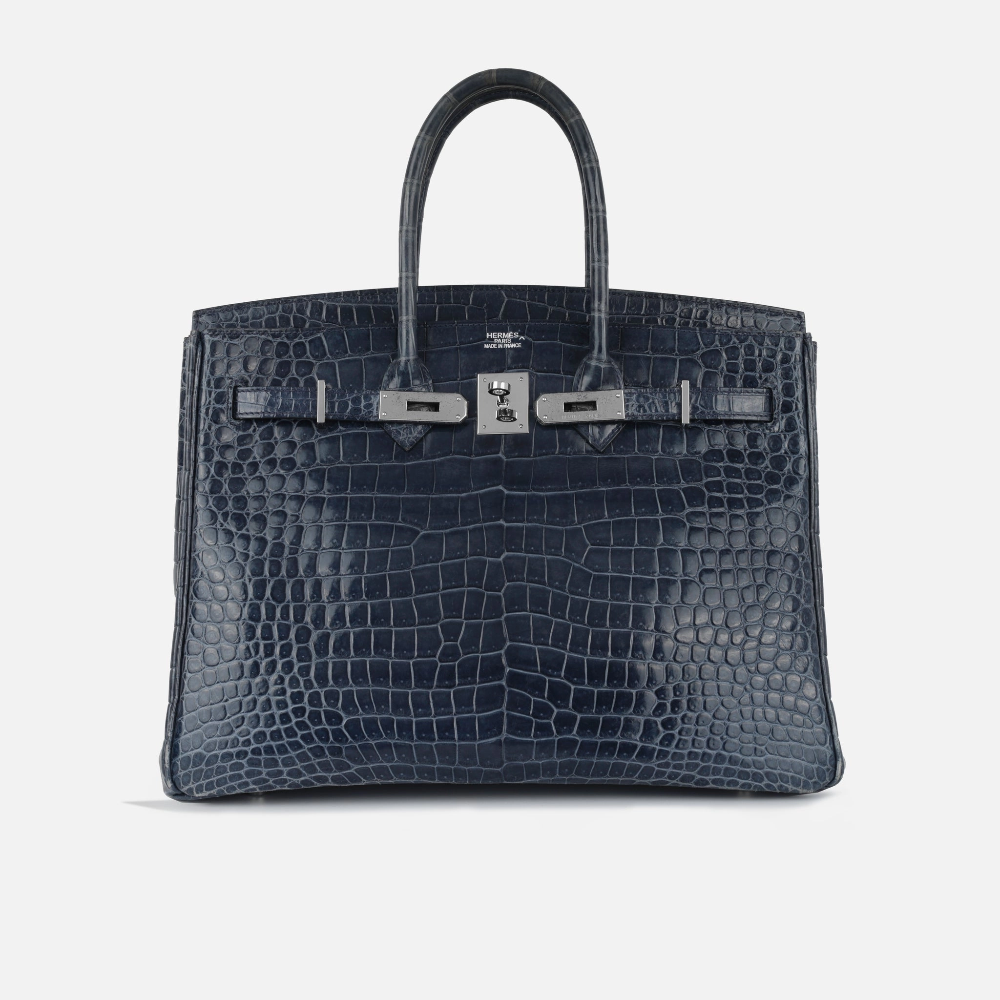 Herms Birkin 35 - Bleu De Malte