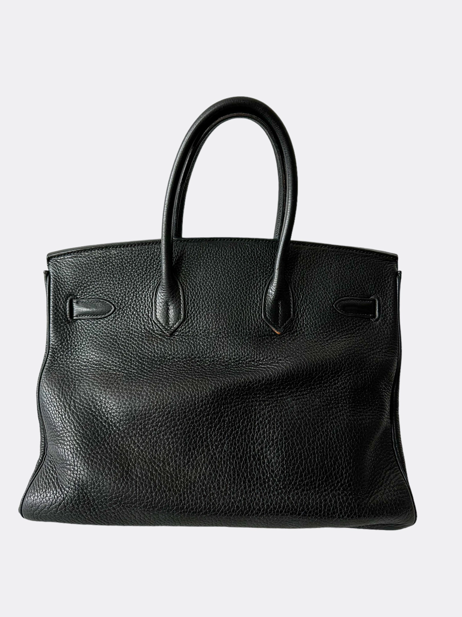 Herms Black Clemence Birkin 35