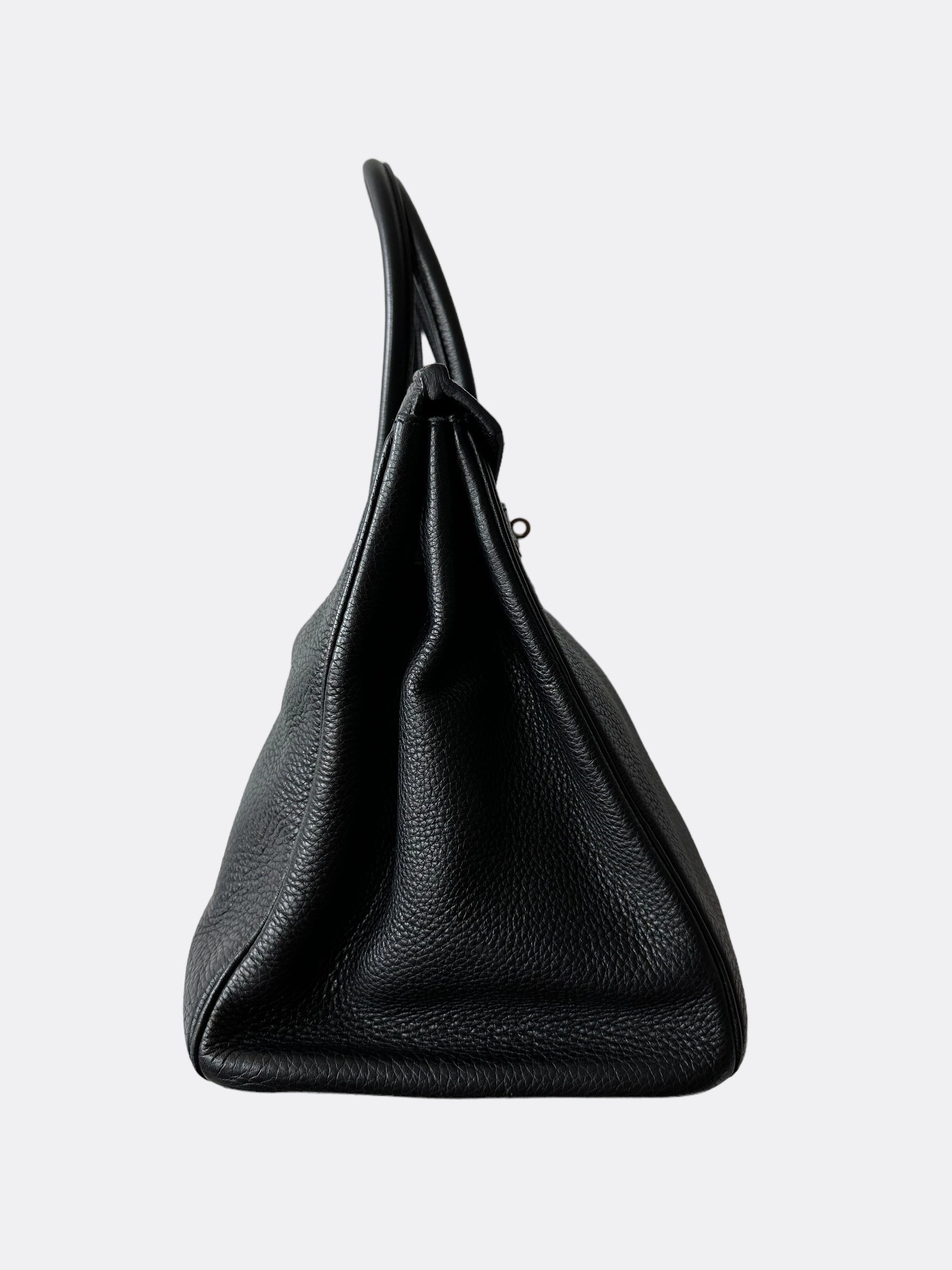 Herms Black Clemence Birkin 35