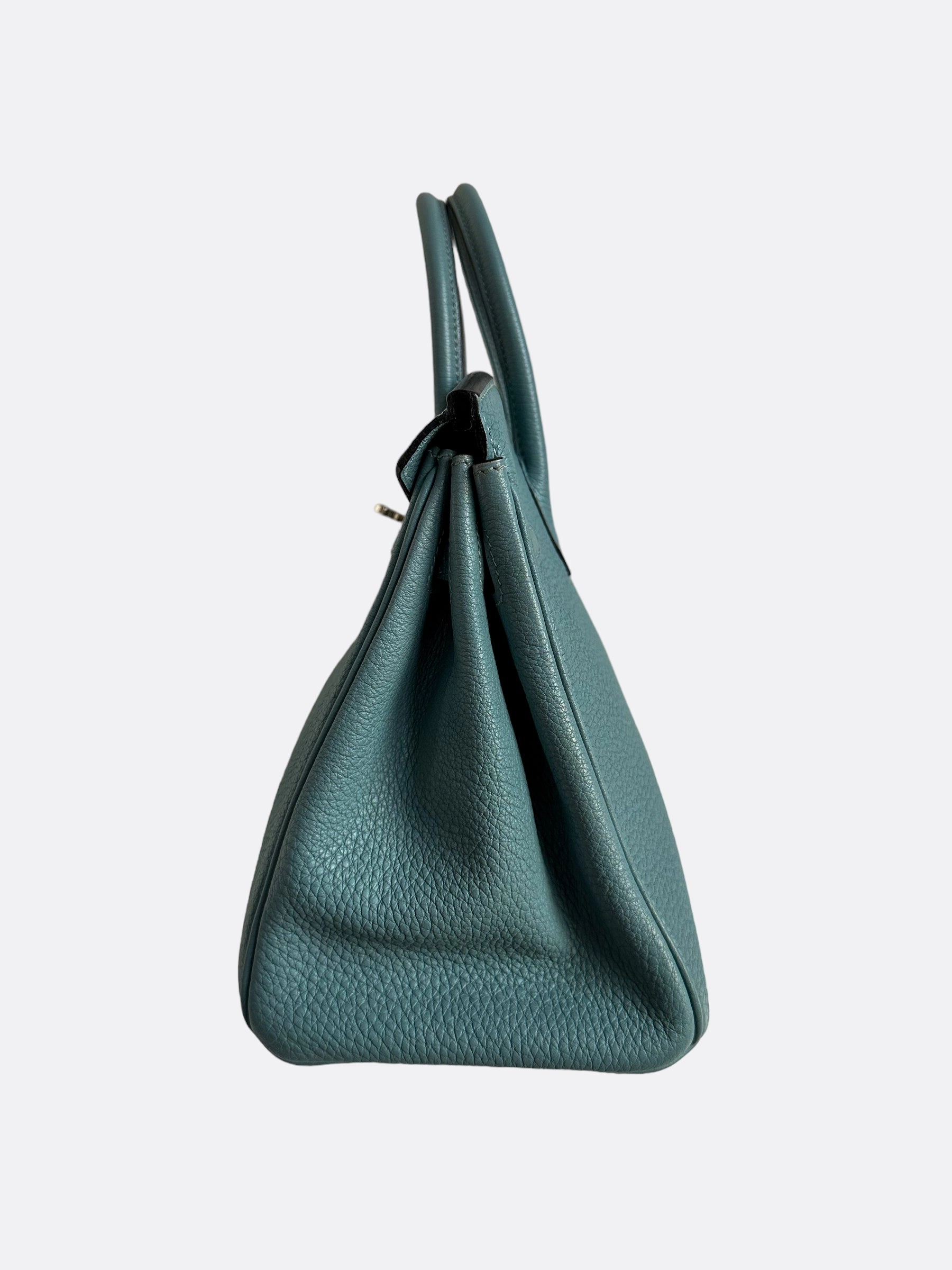 Herms Blue Togo Birkin 25