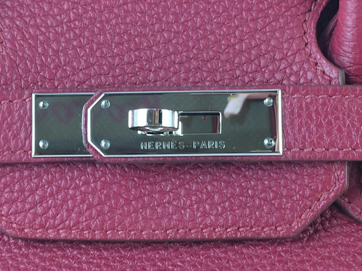 Herms Dusty Rose Togo Leather Birkin 35