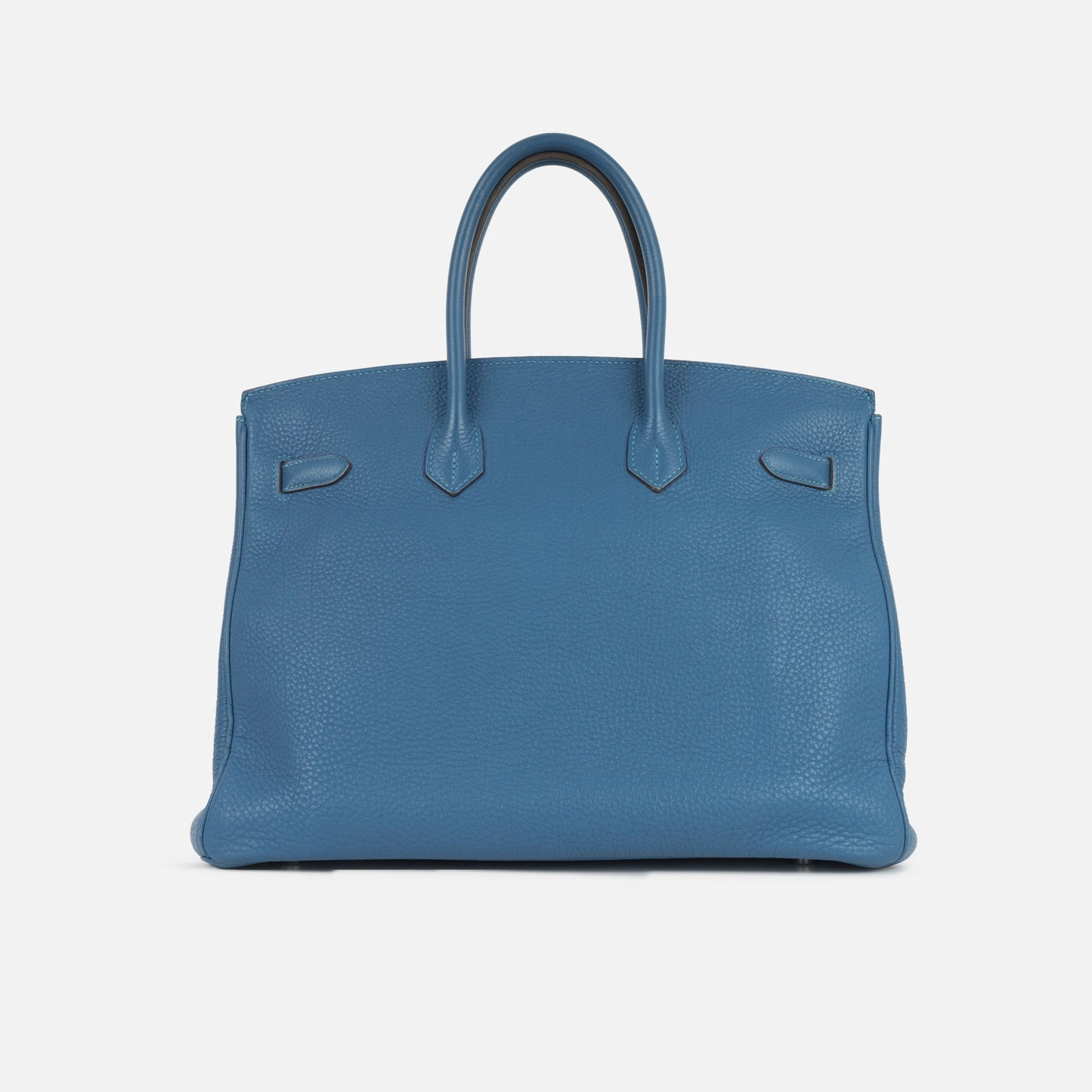 Herms Herms - Birkin 35 - Bleu Mykonos PHW - 2010 - Pre-Loved