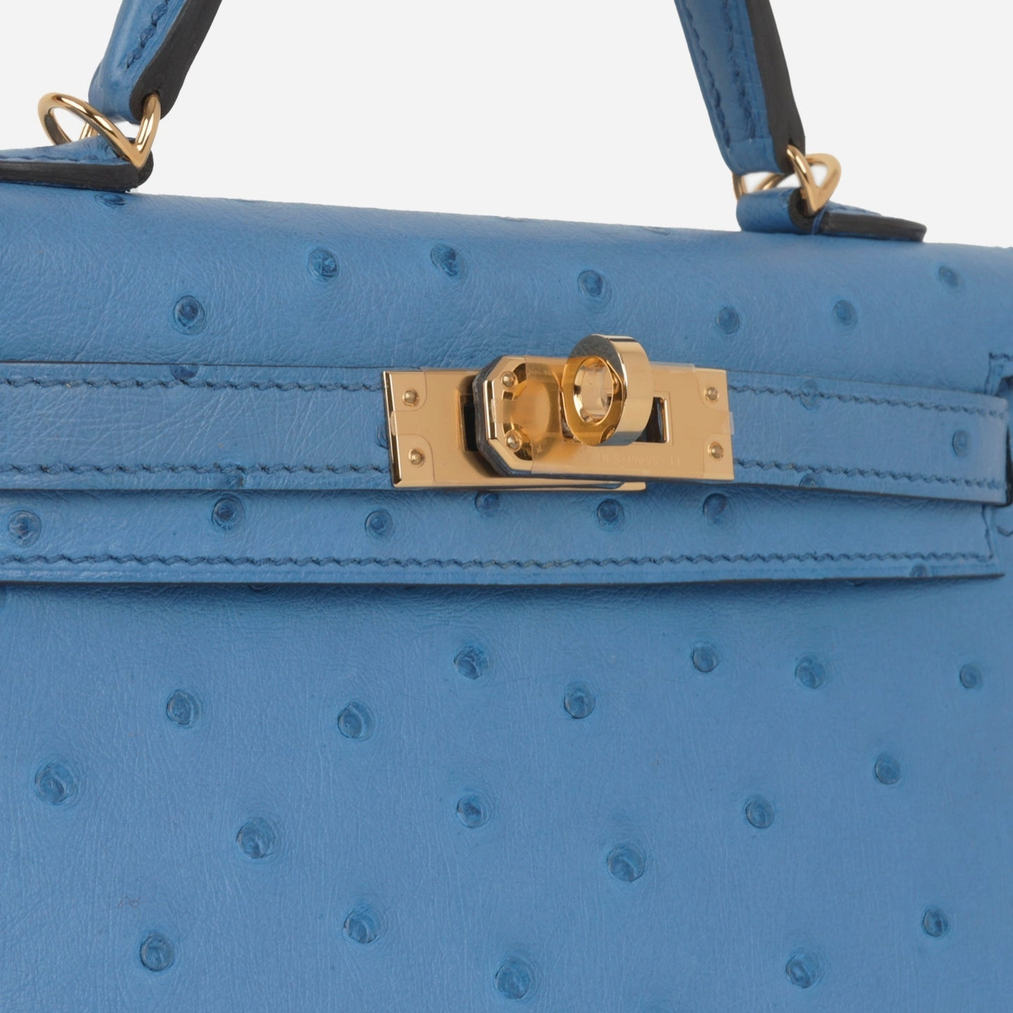 Herms Herms Kelly 20 - Mykonos Ostrich HW