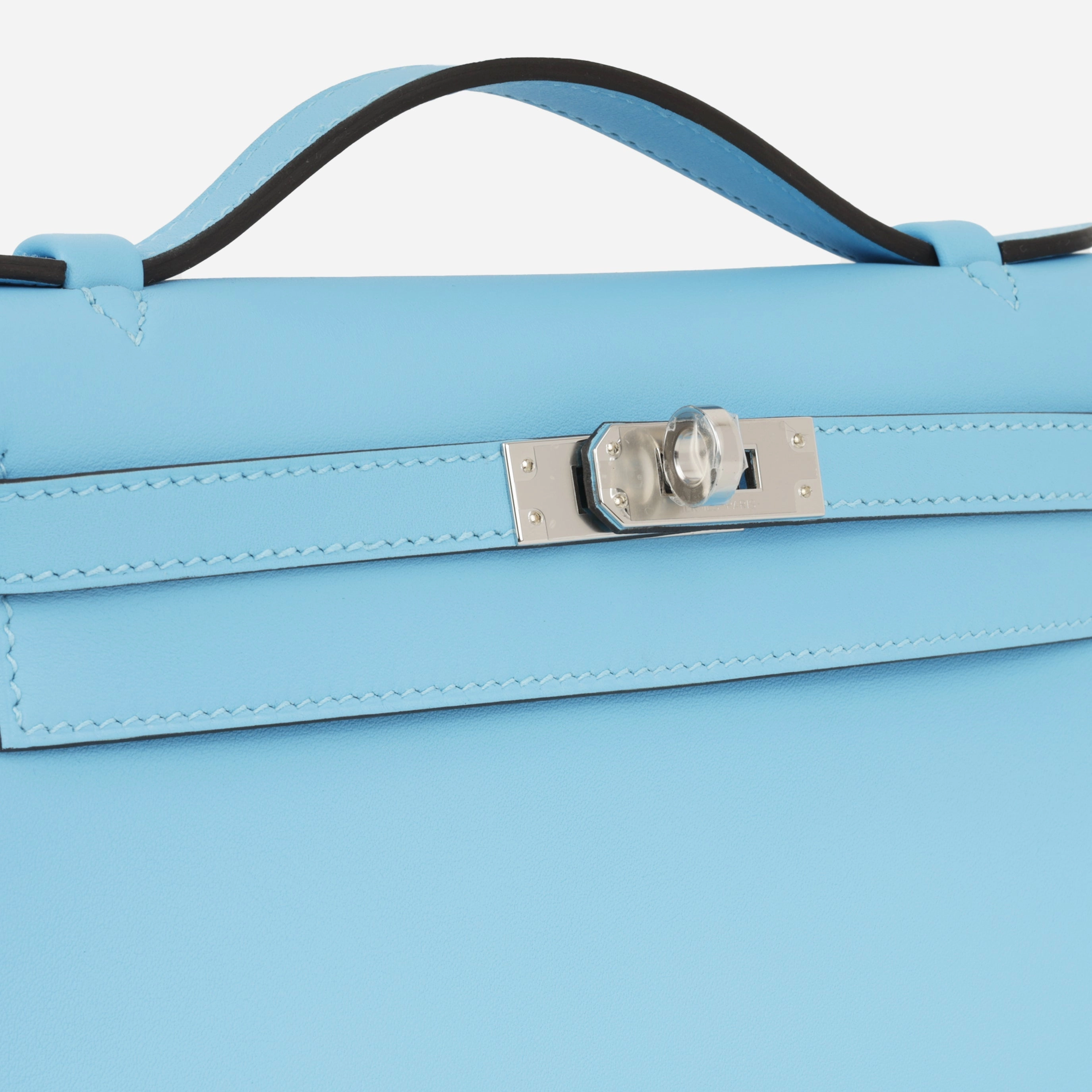 Herms Herms Kelly Pochette - Celeste
