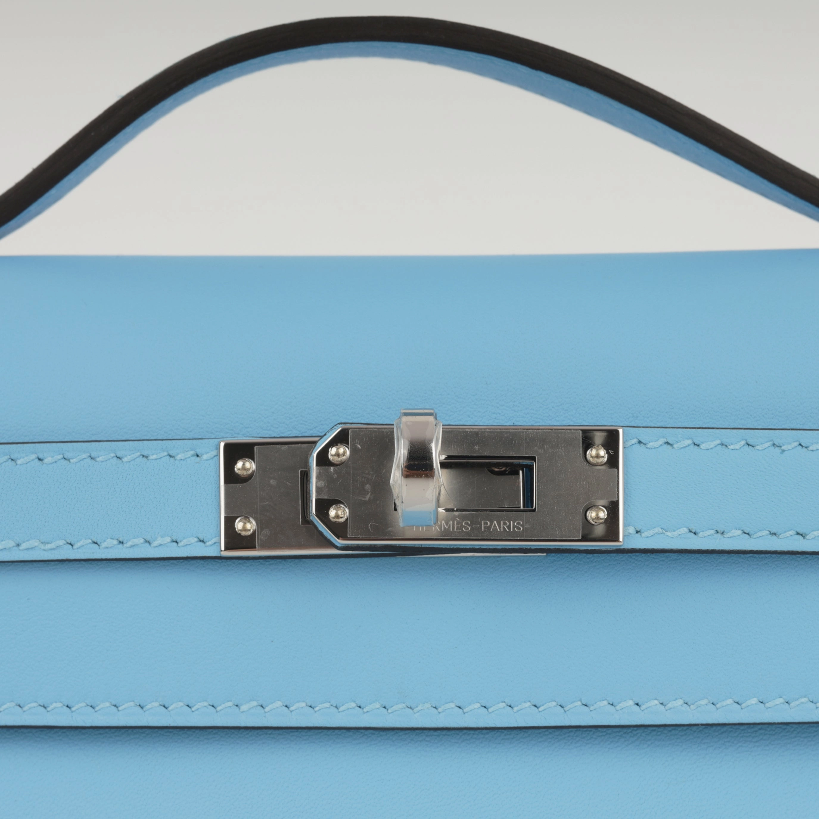 Herms Herms Kelly Pochette - Celeste