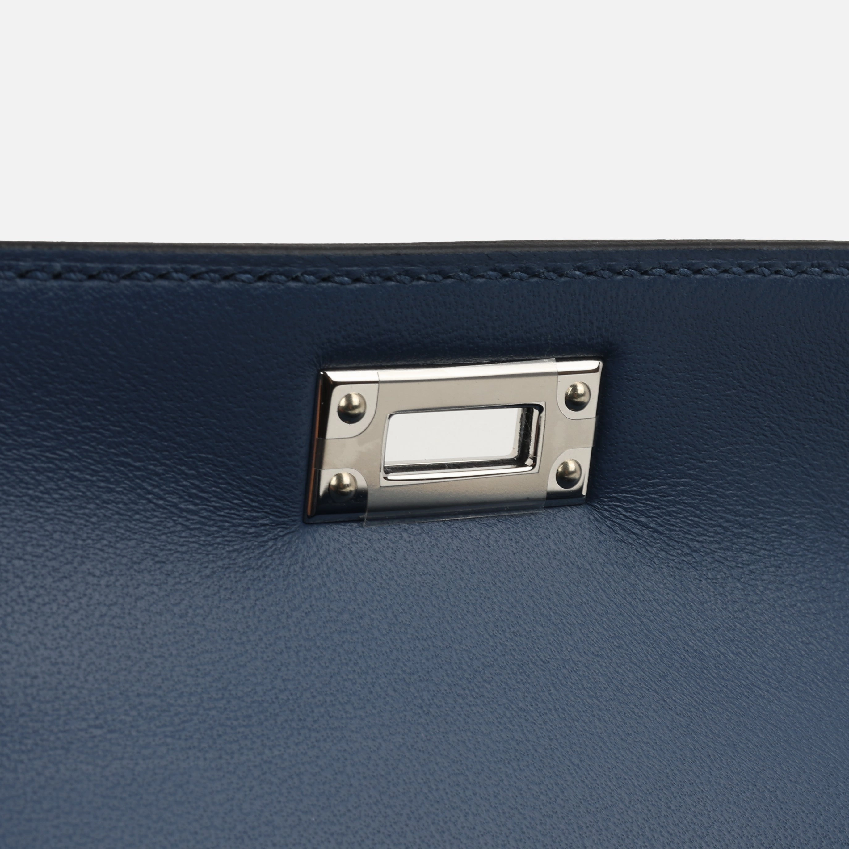 Herms Mini Kelly - Bleu Tie Madame