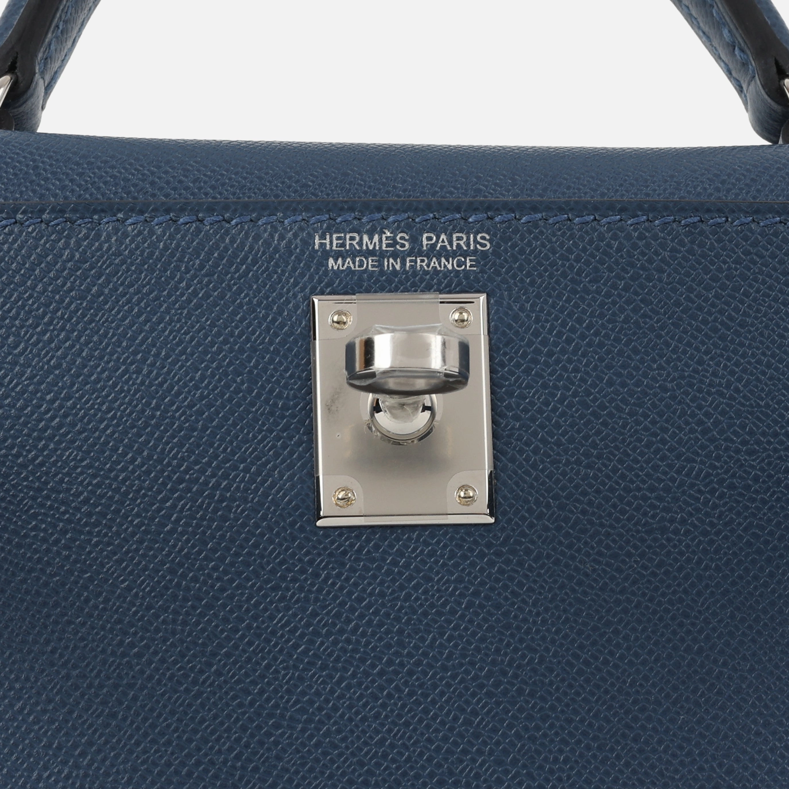 Herms Mini Kelly - Bleu Tie Madame