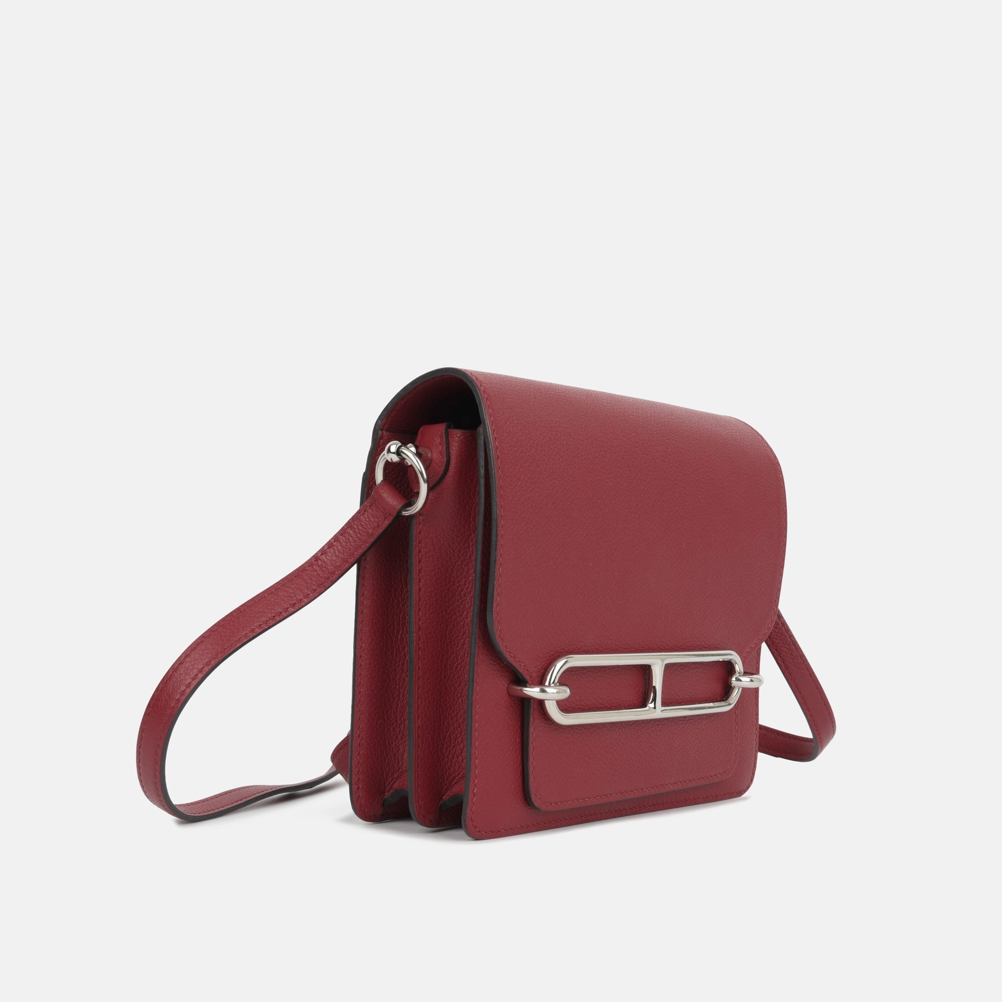 Herms Mini Roulis - Rouge Grenat