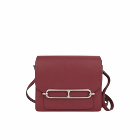 Herms Mini Roulis - Rouge Grenat