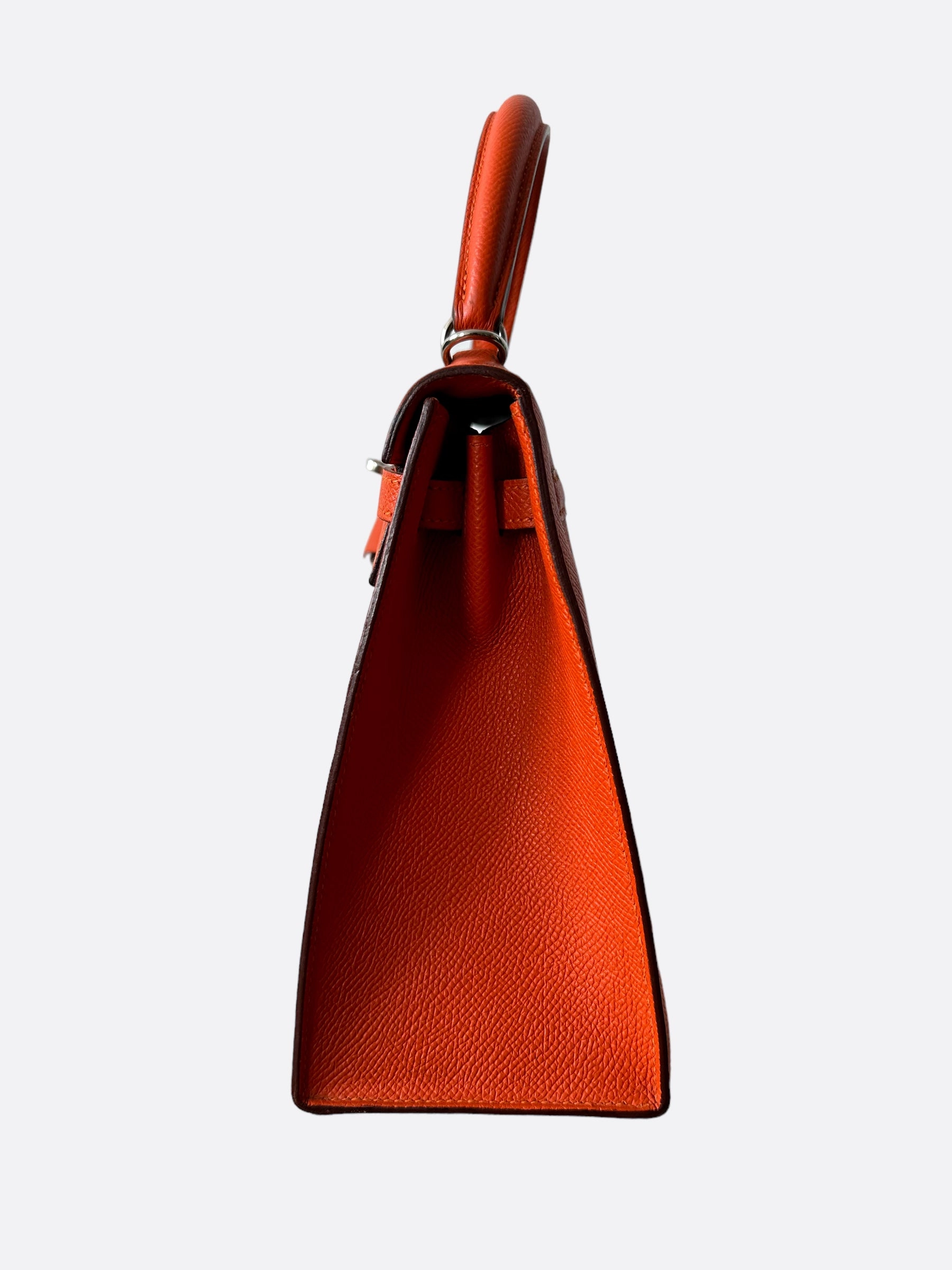 Herms Orange Epsom Kelly 25