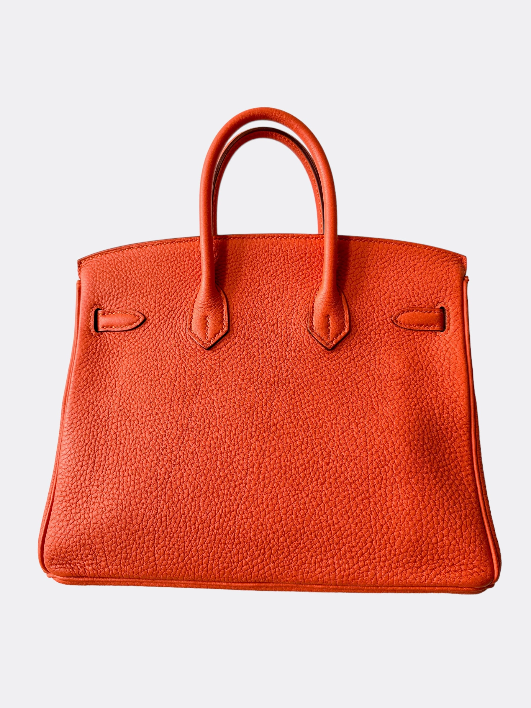 Herms Orange Togo Birkin 25