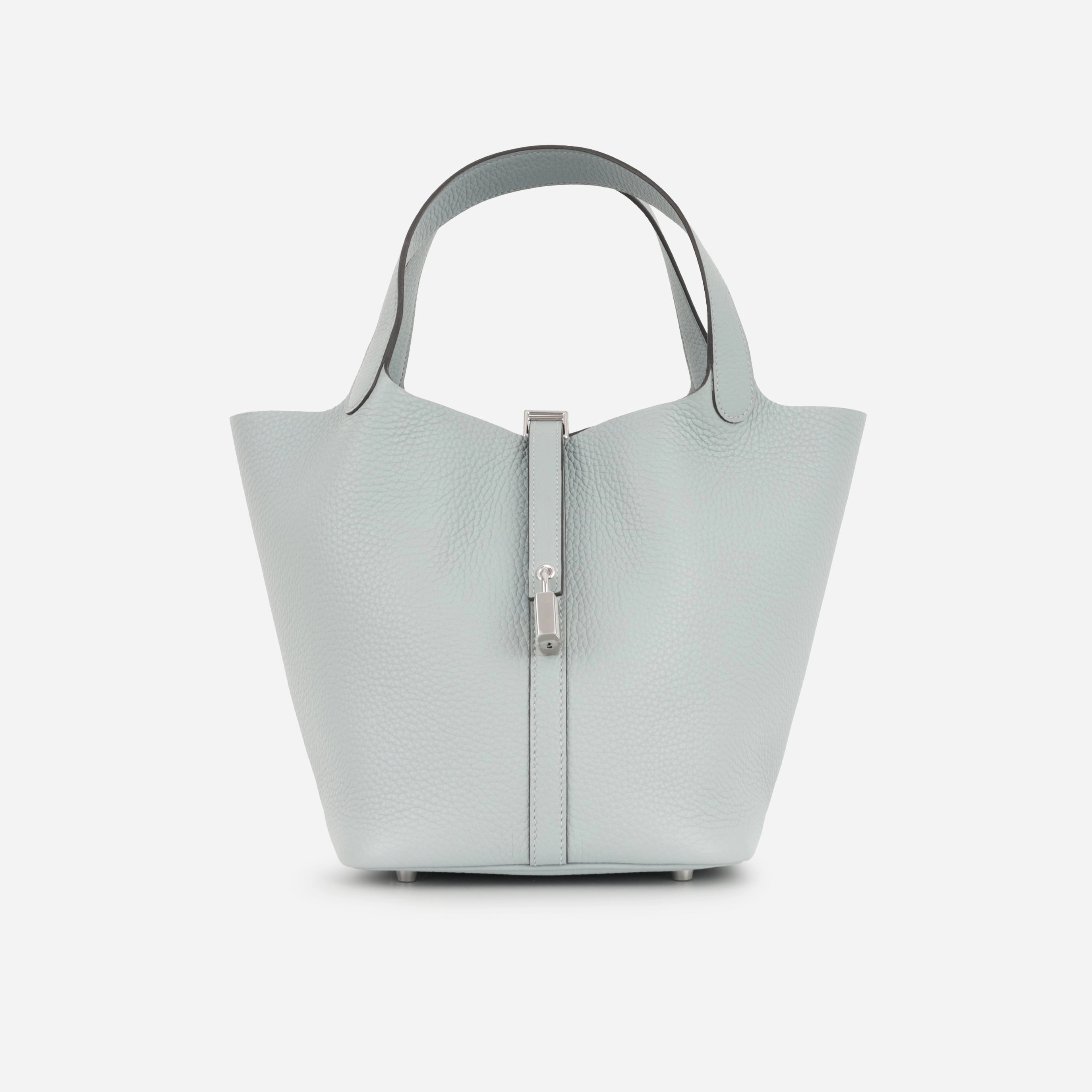 Herms Picotin 22 - Gris Pantin