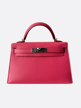 Herms Pink Epsom Mini Kelly 20