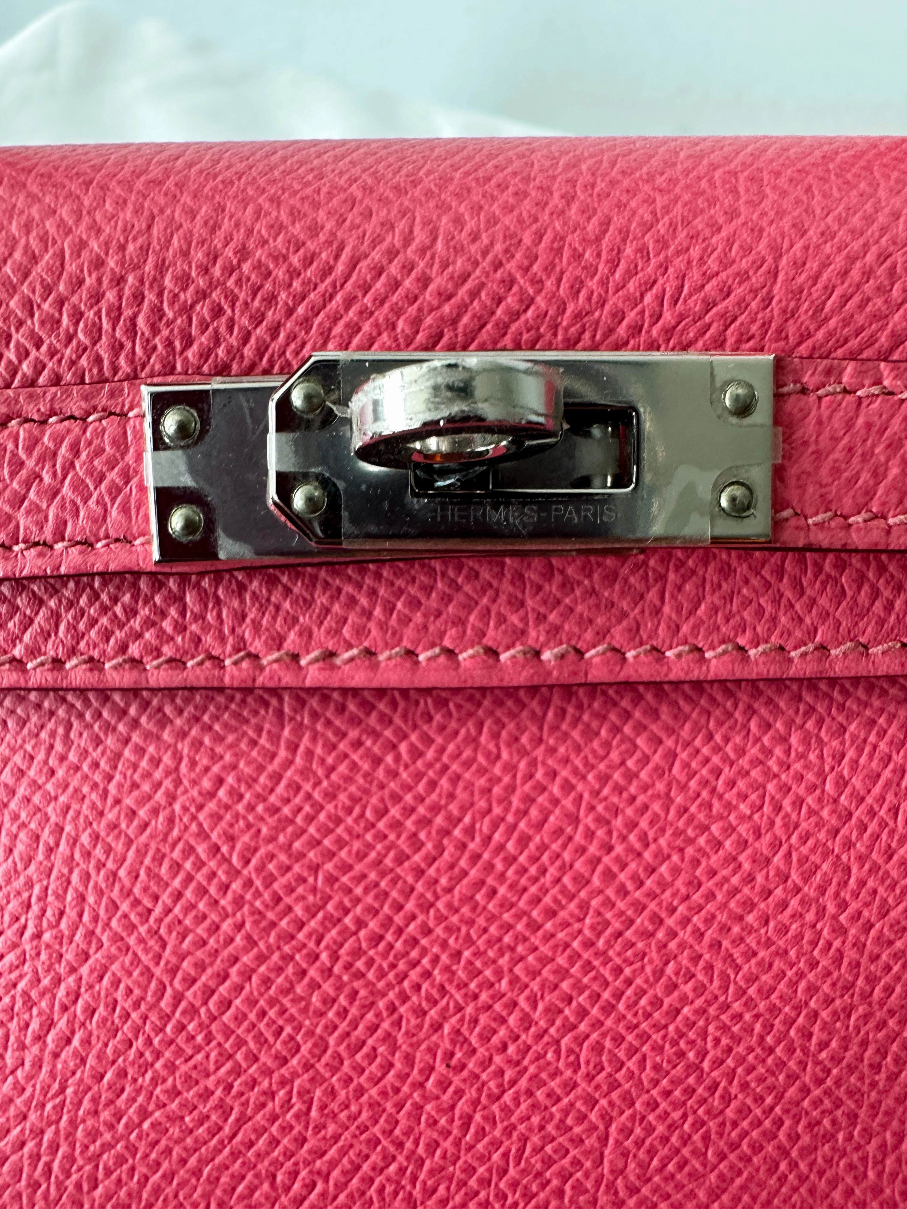 Herms Pink Epsom Mini Kelly 20