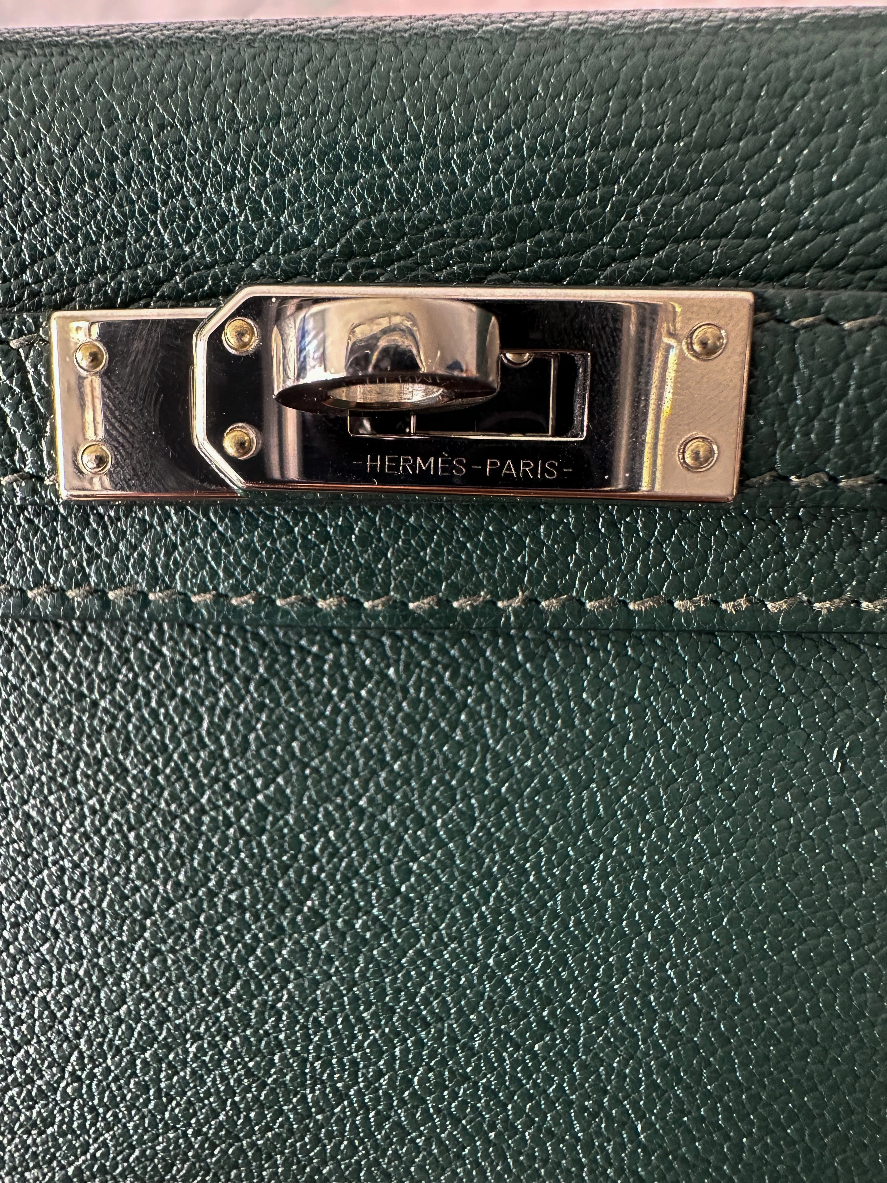 Herms Vert Cyprus Epsom Mini Kelly 20
