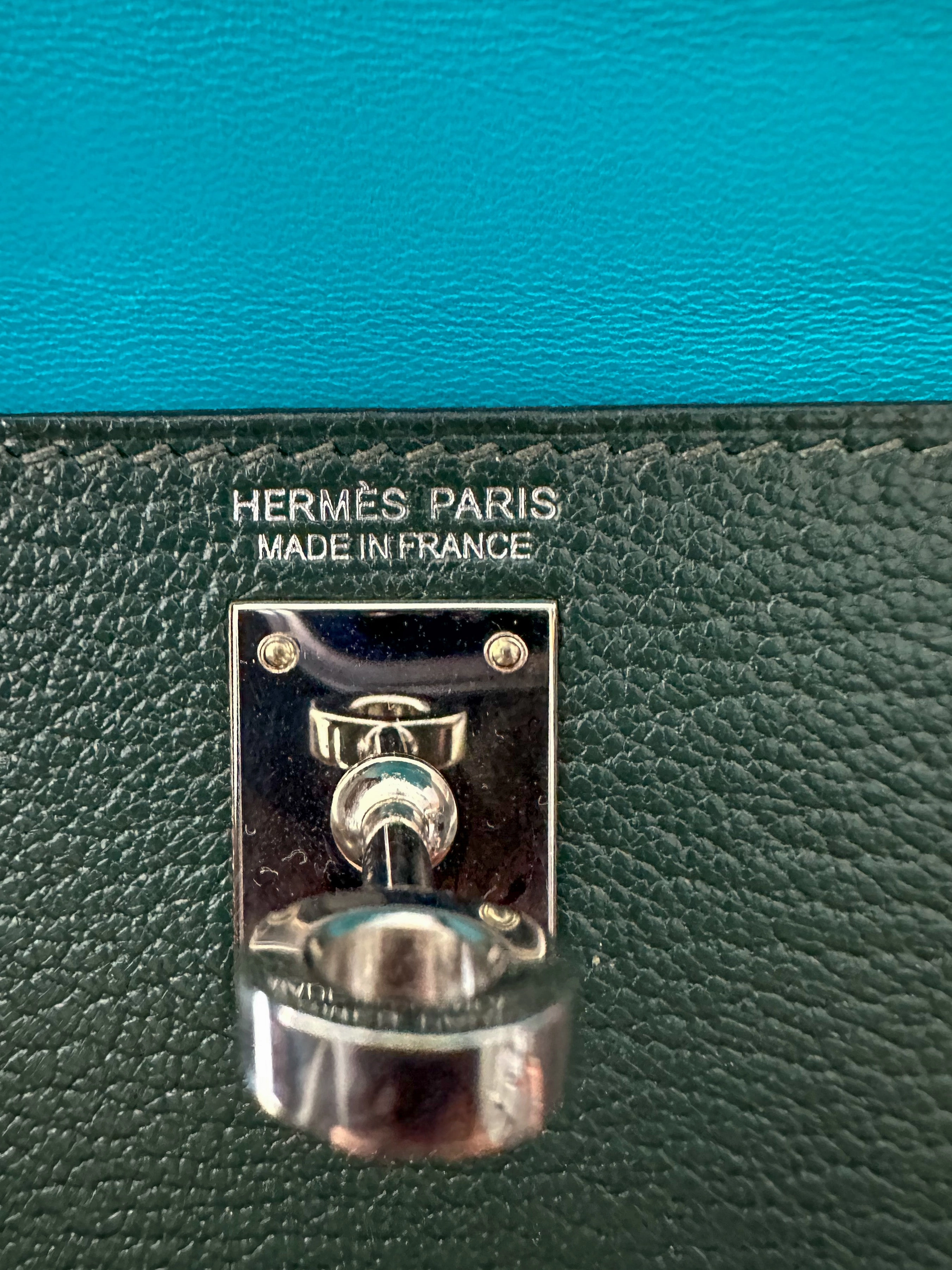 Herms Vert Cyprus Epsom Mini Kelly 20