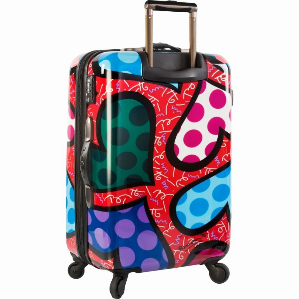 Heys America Britto Spinner - 3 Piece set (Hearts Carnival)