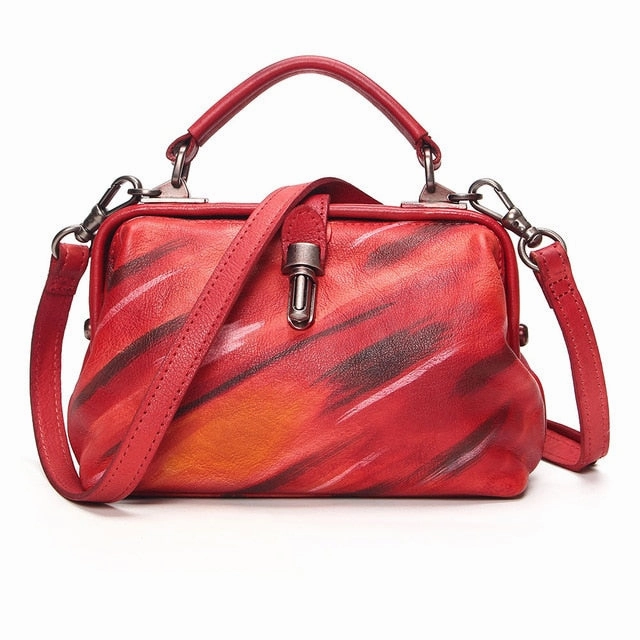 High Quality Classic Vintage Women Leather Shoulder Bag Female Causal Totes For Daily Office Lady