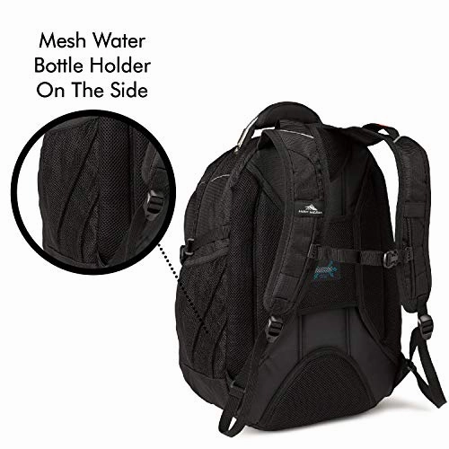 High Sierra XBT Business Laptop Backpack - 17-inch Laptop Backpack for Men or Women, Black