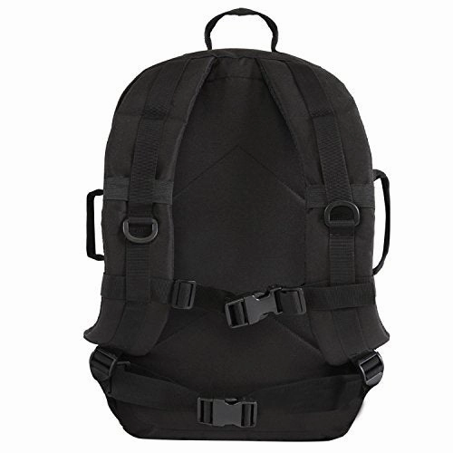 Highland Tactical Rumble Heavy Duty Tactical Backpack Black