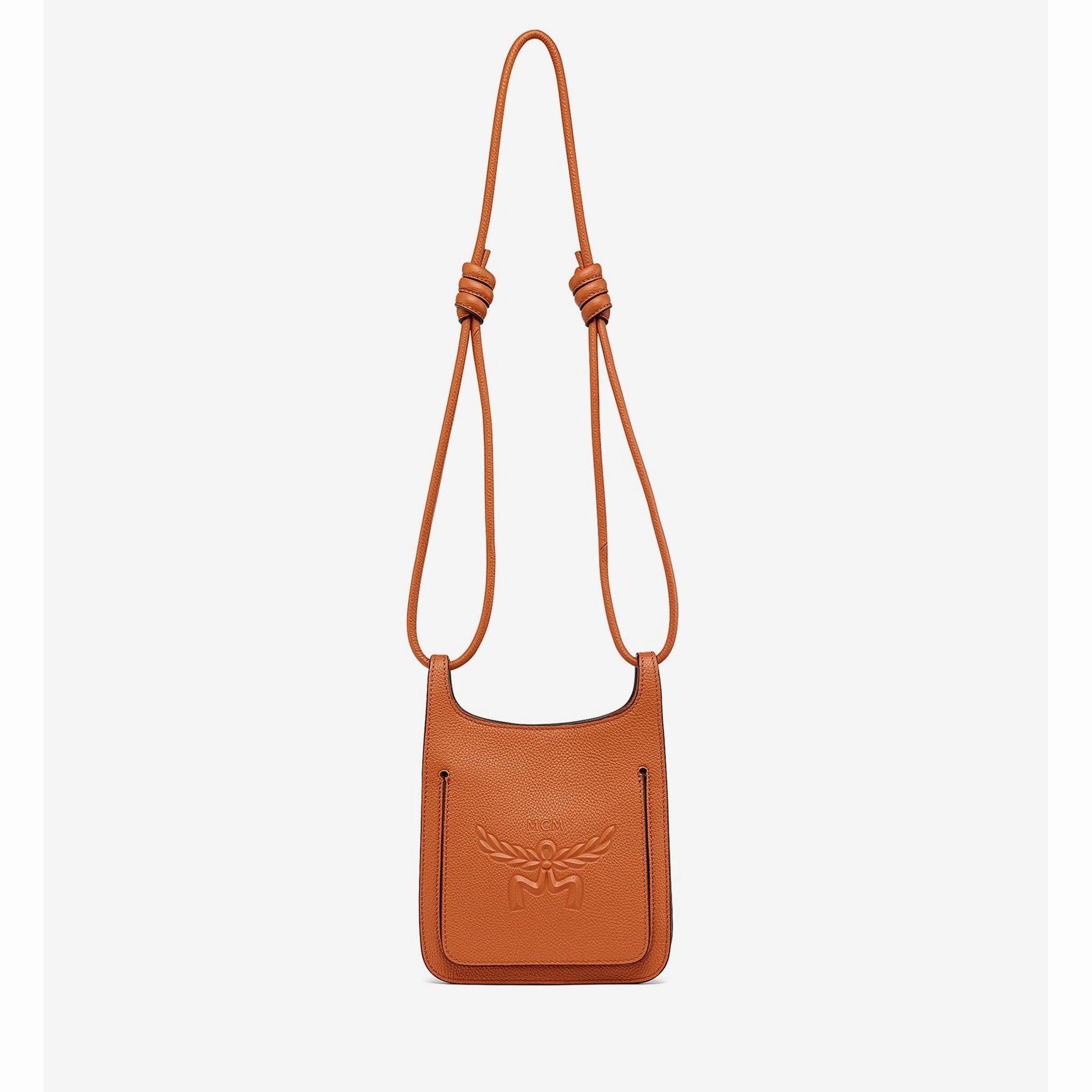 Himmel Hobo In Embossed Logo Leather