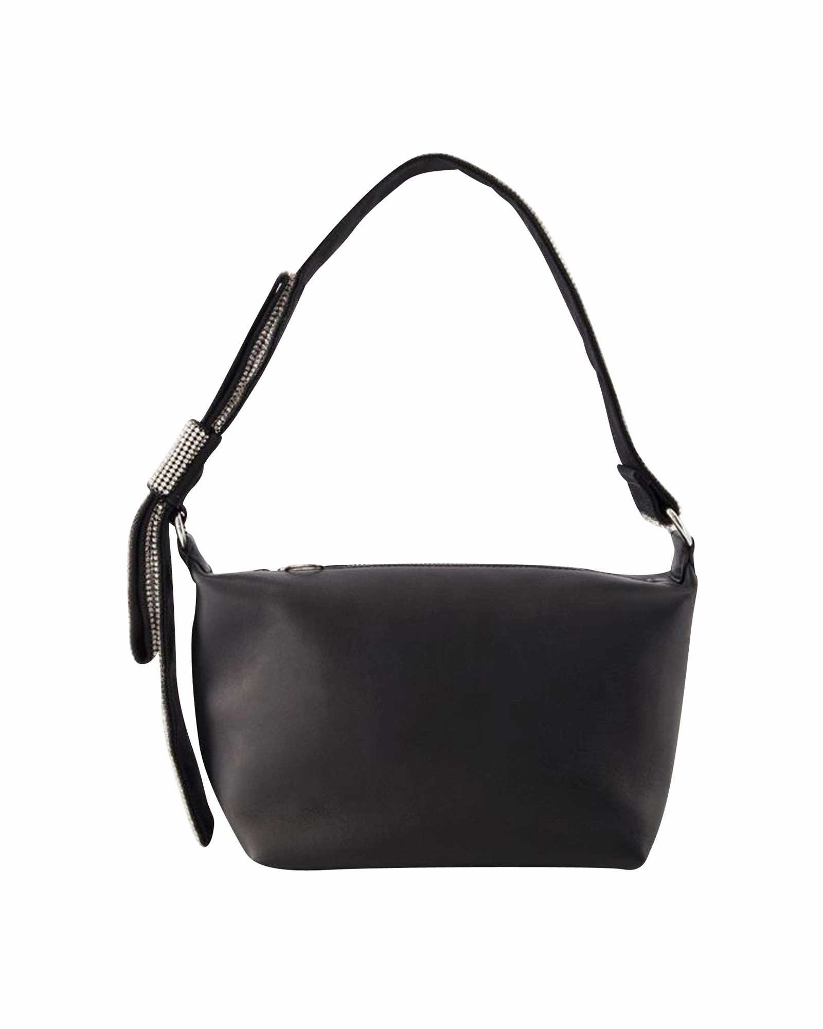 Hobo Bow Bag - Kara - Leather - Black