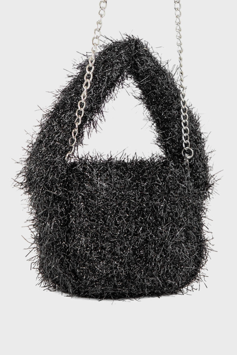 Hobo Hand Bags BH0041-Black
