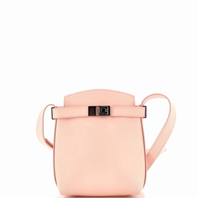 Hug Gancini Phone Holder Crossbody Bag Leather