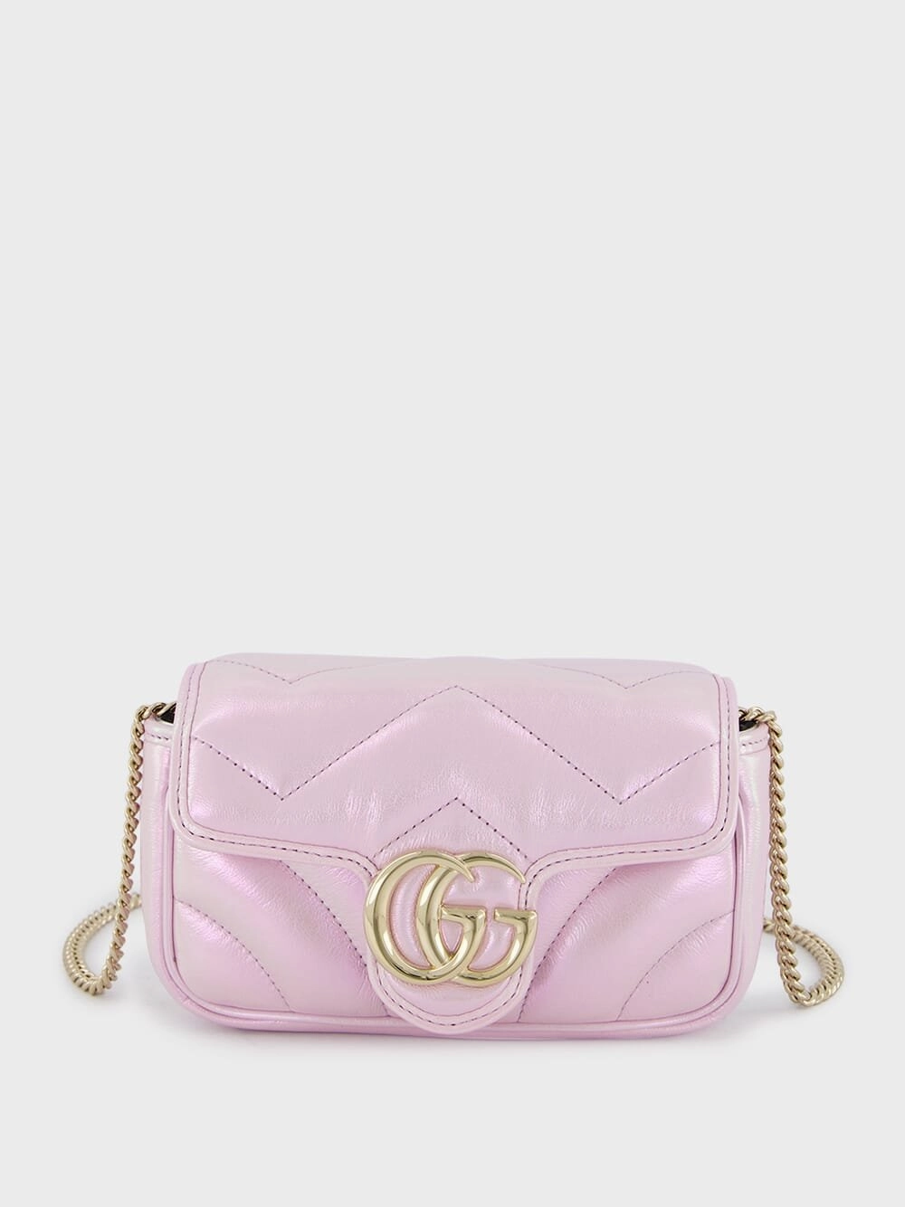 Iridescent Pink GG Marmont Bag