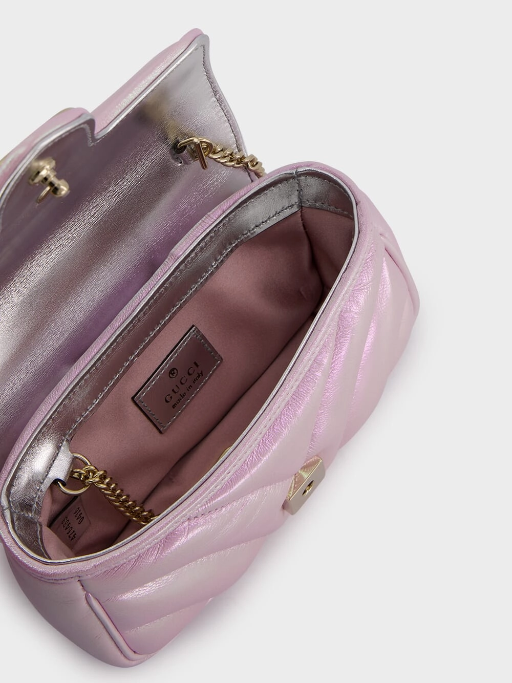 Iridescent Pink GG Marmont Bag