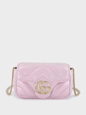 Iridescent Pink GG Marmont Bag