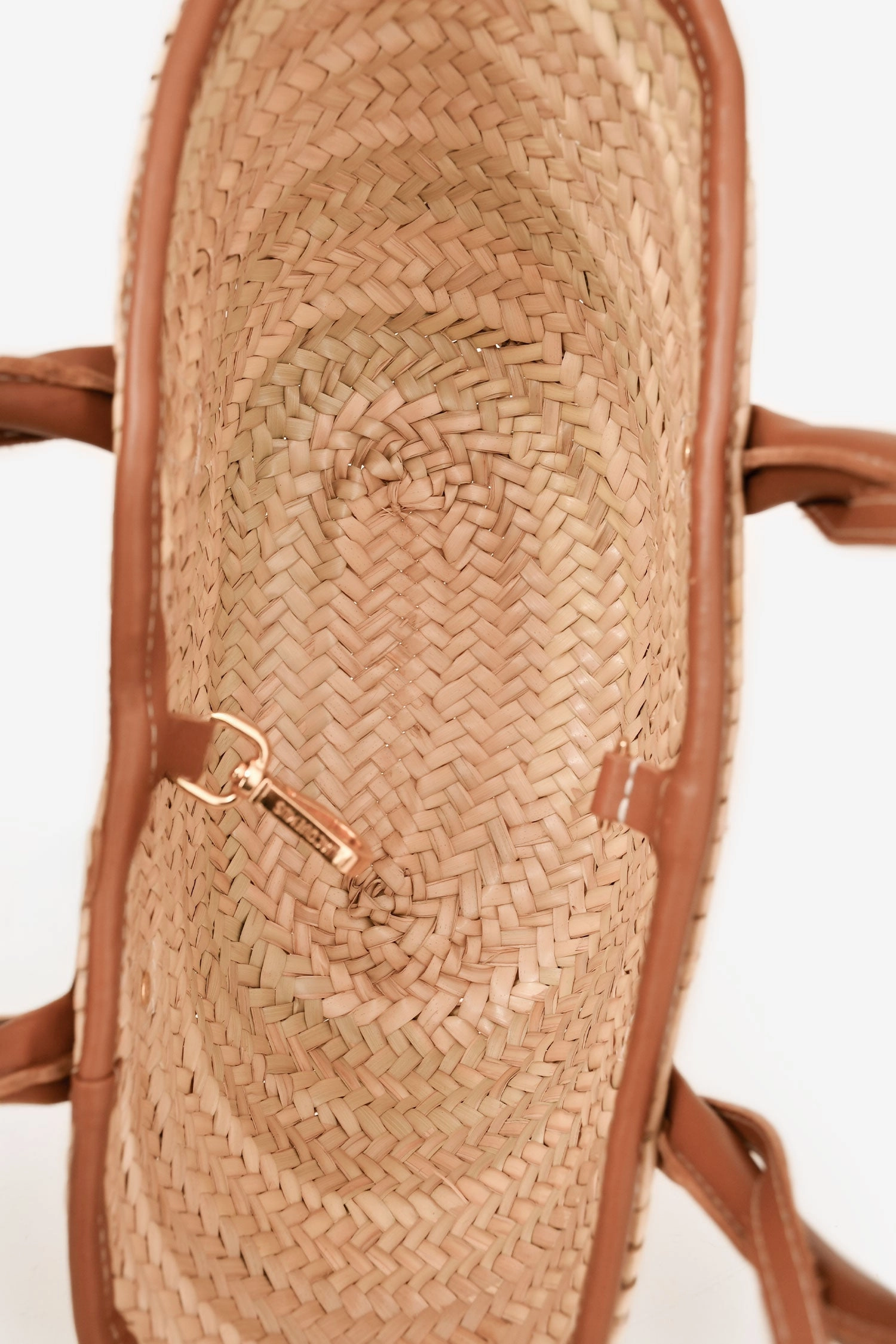 Jacquemus Brown Leather Soli Basket Tote