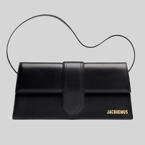 JACQUEMUS The long Bambino Handbag Black 221BA013