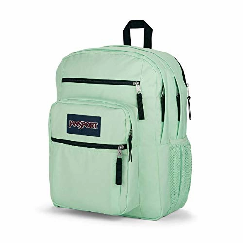 JanSport Big Student Backpack - School, Travel, or Work Bookbag with 15-Inch Laptop Compartment, Mint Chip