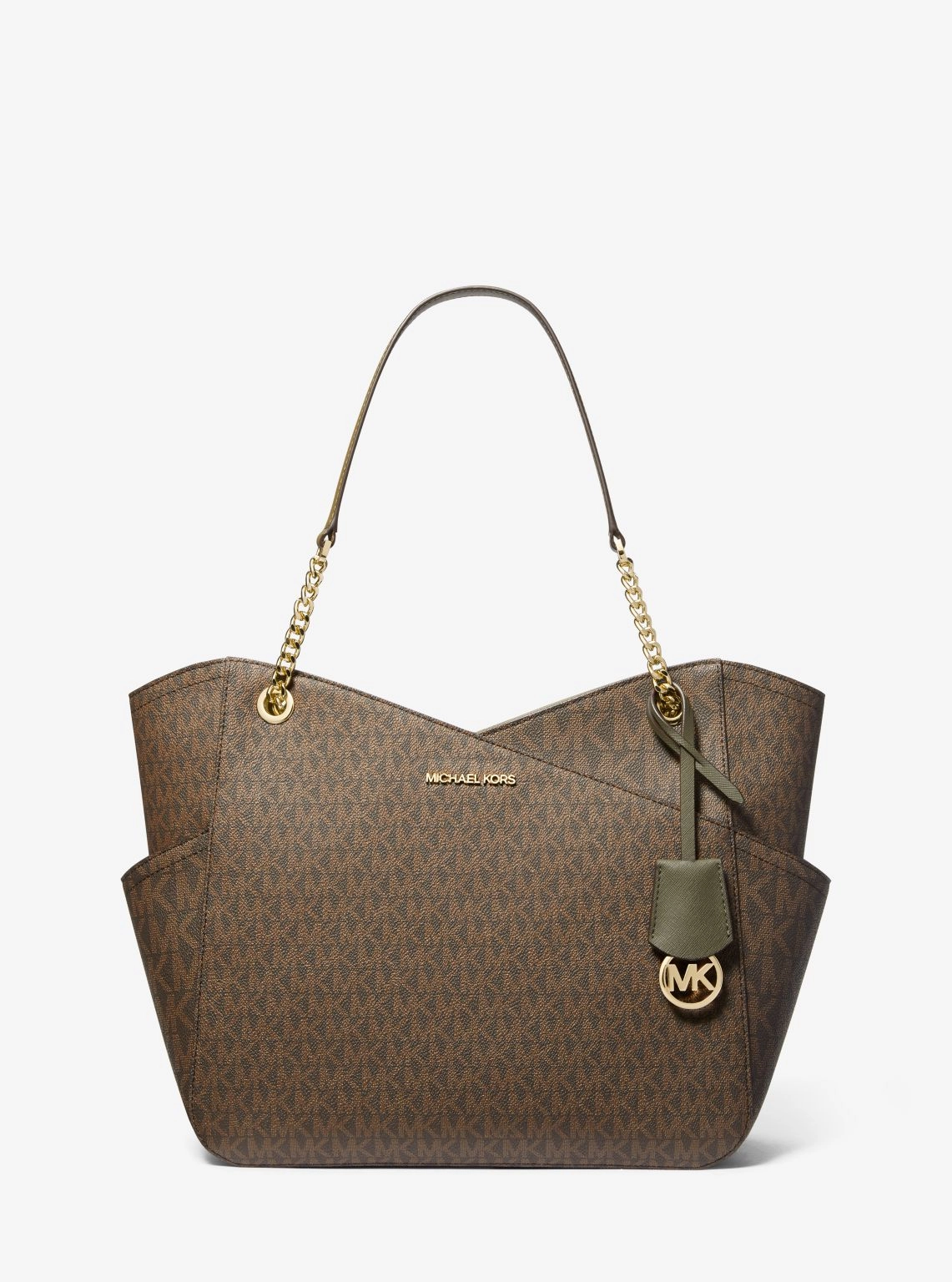 Jet Set Large Logo Shoulder Bag