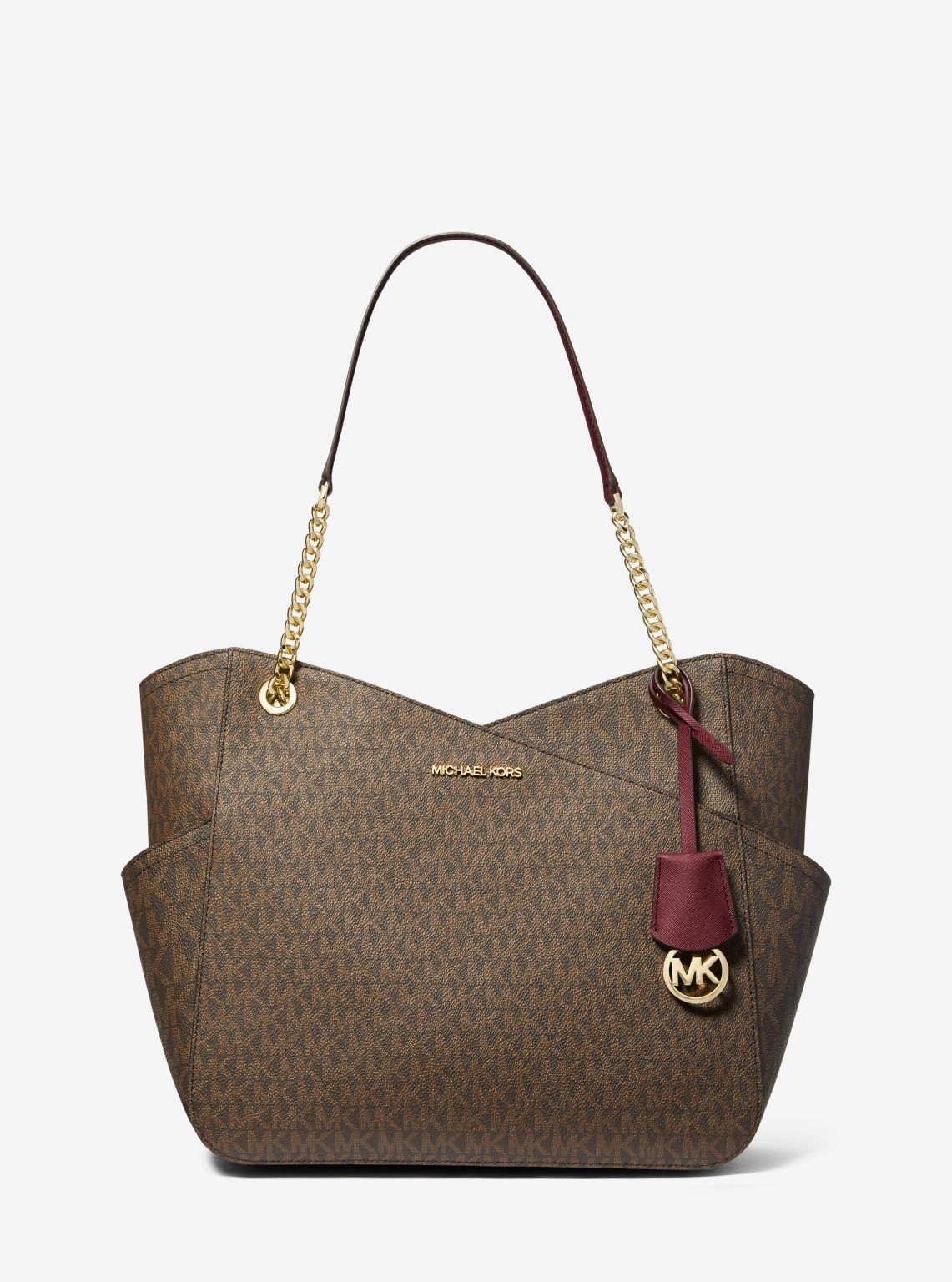 Jet Set Large Logo Shoulder Bag