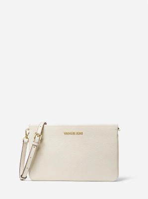 Jet Set Large Pebbled Leather Crossbody Bag