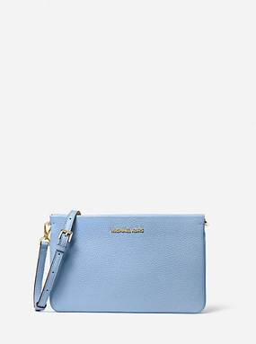 Jet Set Large Pebbled Leather Crossbody Bag