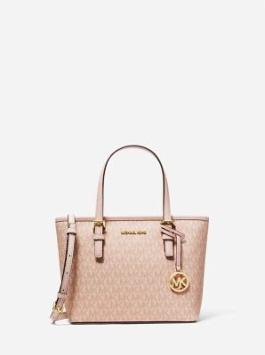 Jet Set Travel Extra-Small Logo Top-Zip Tote Bag