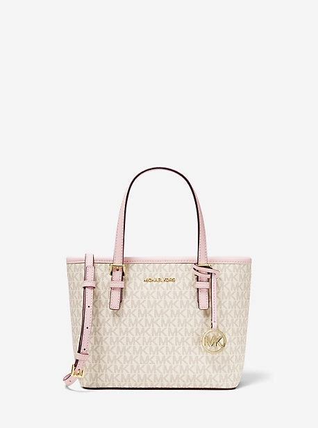 Jet Set Travel Extra-Small Logo Top-Zip Tote Bag