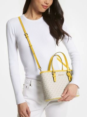 Jet Set Travel Extra-Small Logo Top-Zip Tote Bag
