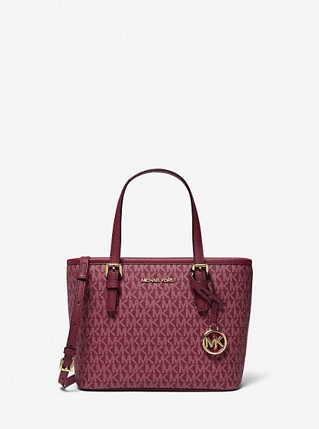 Jet Set Travel Extra-Small Logo Top-Zip Tote Bag