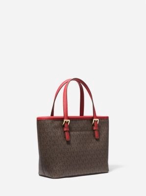 Jet Set Travel Extra-Small Logo Top-Zip Tote Bag