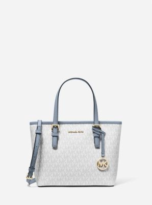 Jet Set Travel Extra-Small Logo Top-Zip Tote Bag